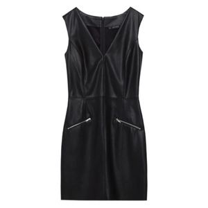 NWOT Faux Leather Dress